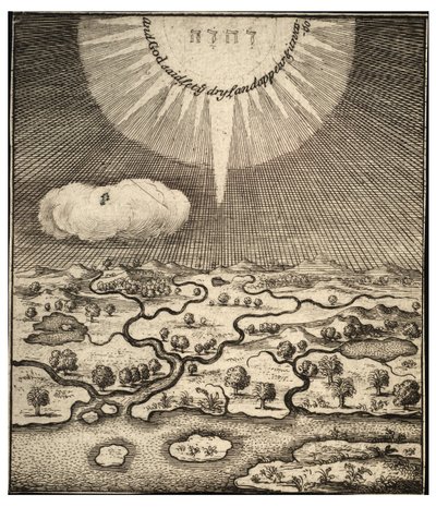 Schöpfung der Erde. Zustand 2 von Wenceslaus Hollar